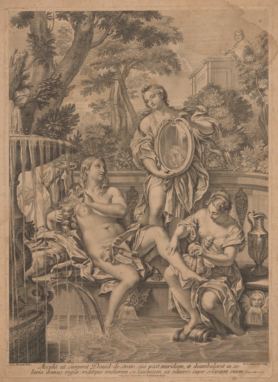 David og Batseba. af Robert van Audenaerde