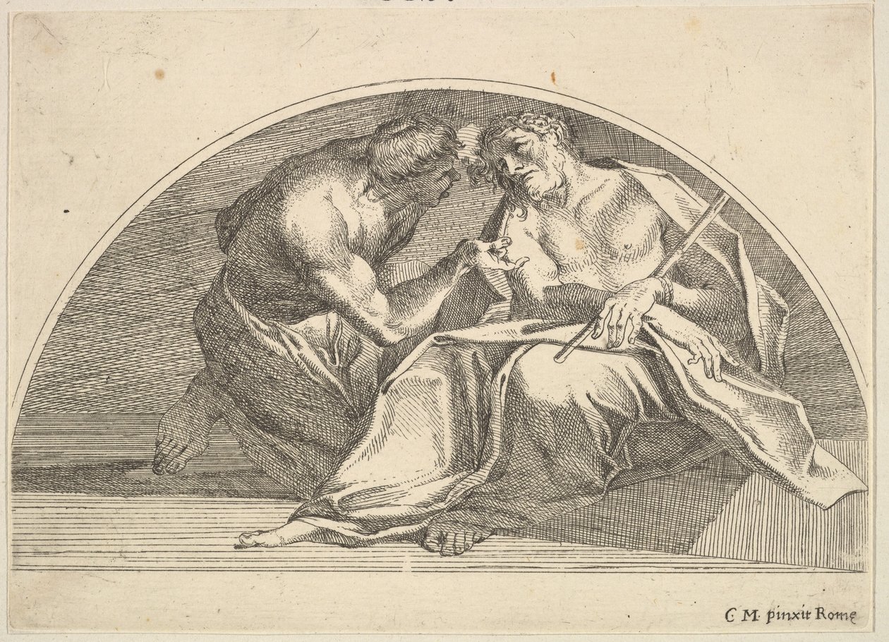Hån mod Kristus, 1680-1743. af Robert van Audenaerde