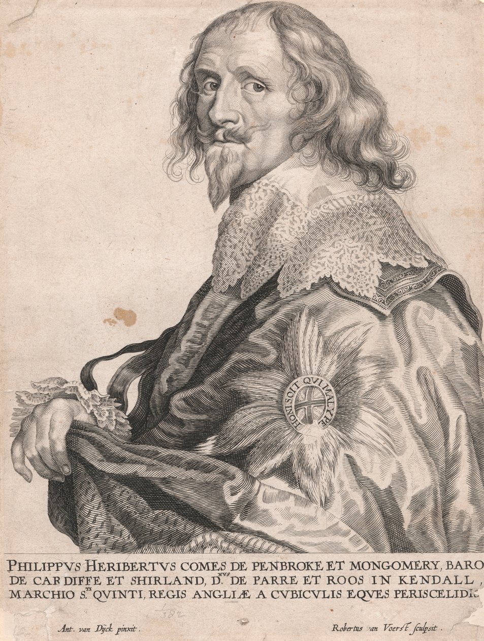Philip Herbert, jarl af Penbroke og Montgomery, baron af Cardiff og Shirland... af Robert van Voerst
