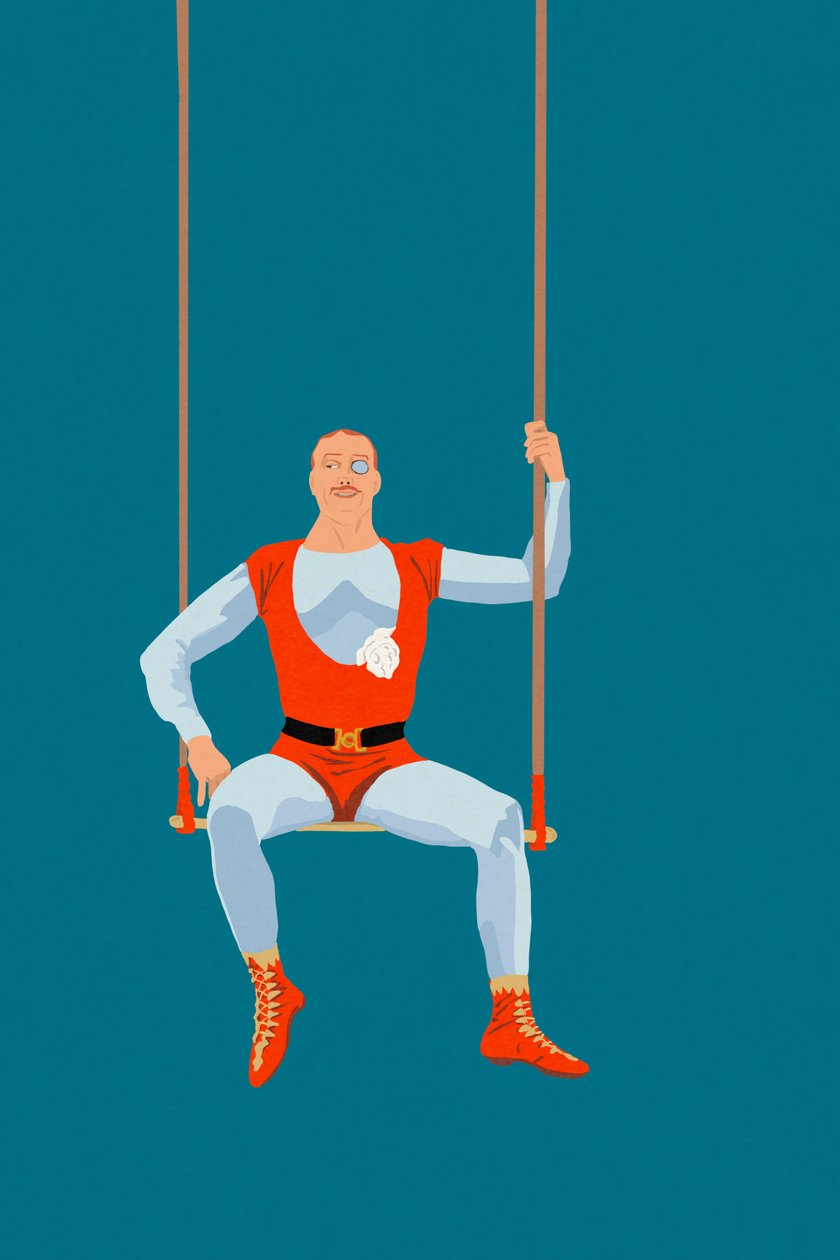 Acrobat, 2022 (digital) af Roberta Murray