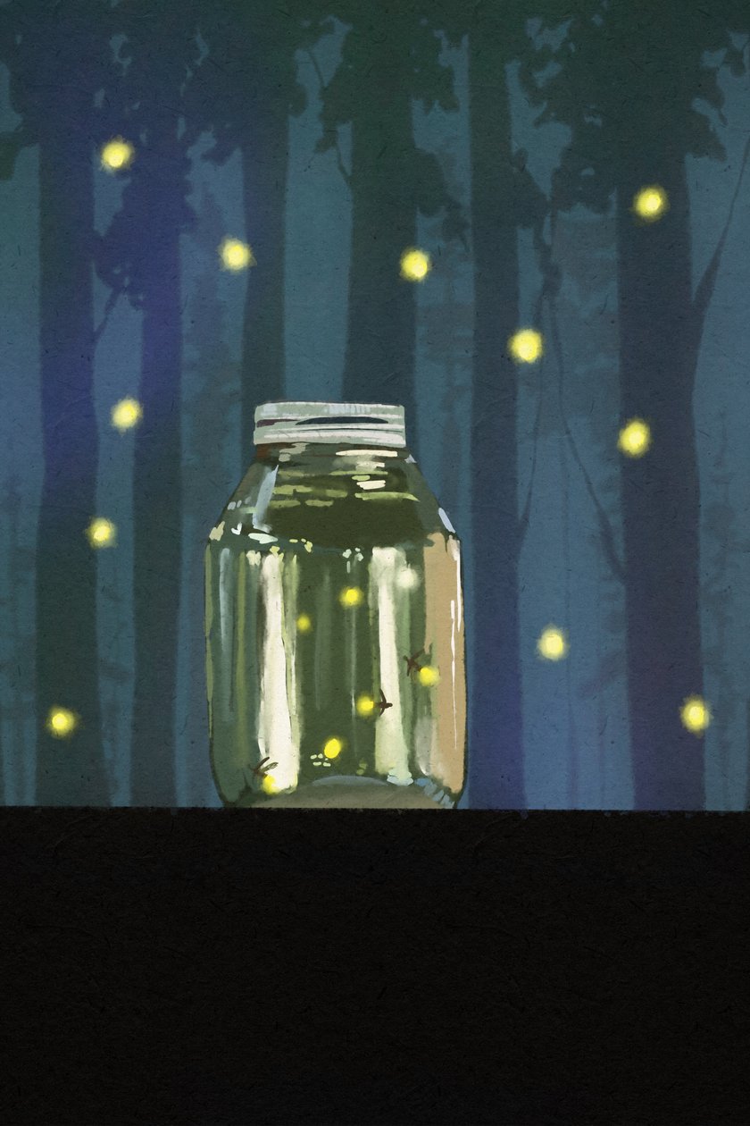 Chasing Fireflies, 2022 (digital) af Roberta Murray