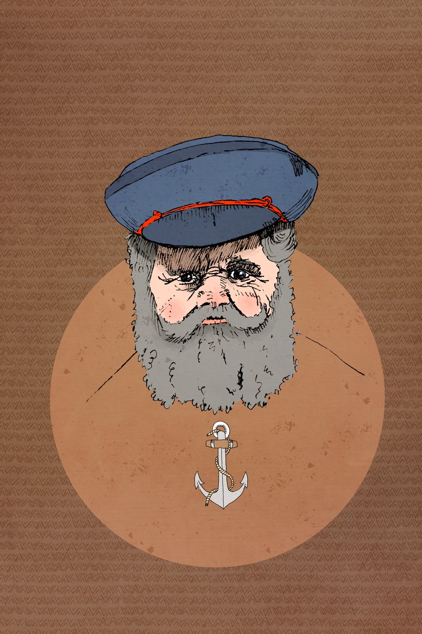 Salty Sailor, 2022 (digital) af Roberta Murray