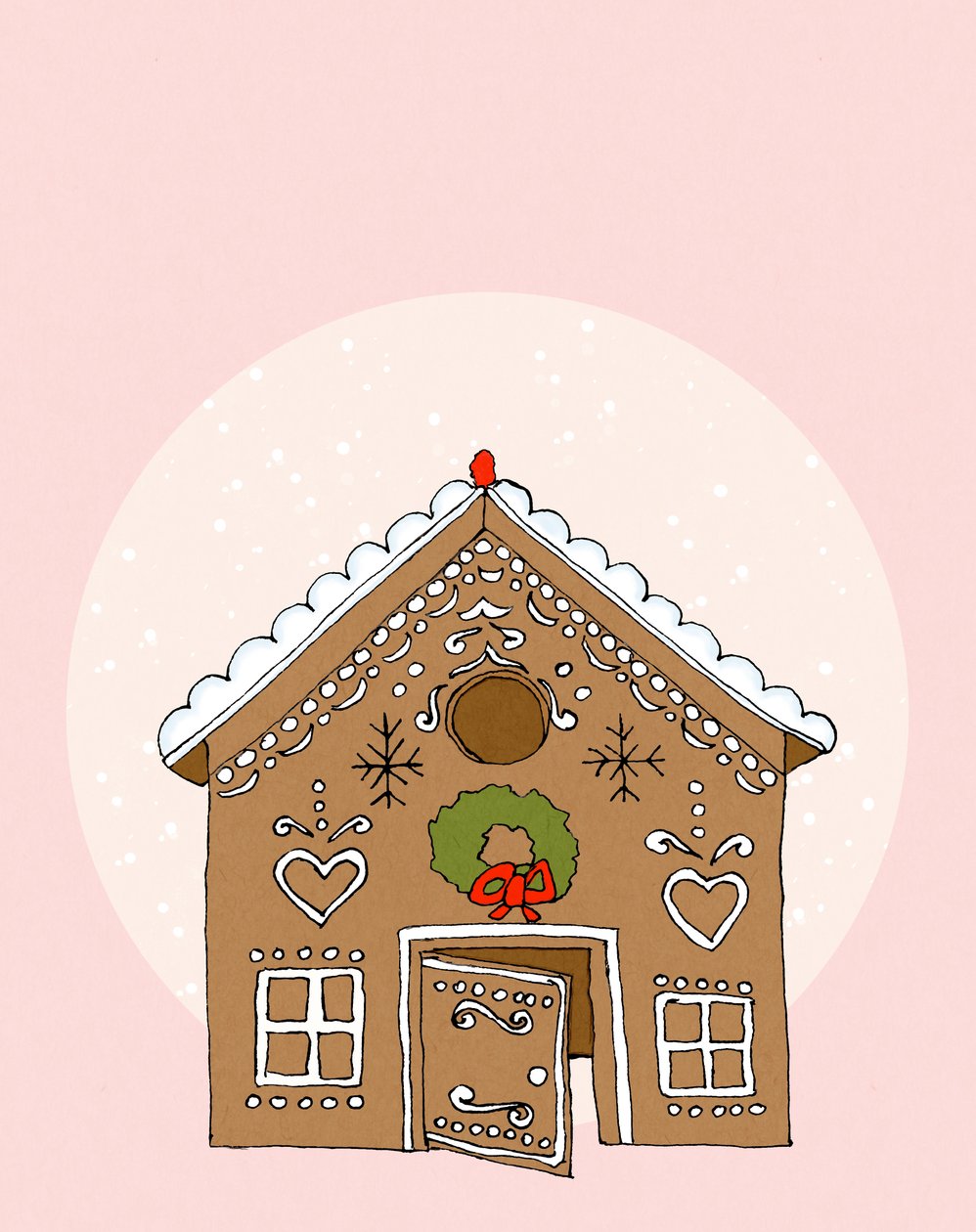 Gingerbread House, 2020 (digital) af Roberta Murray