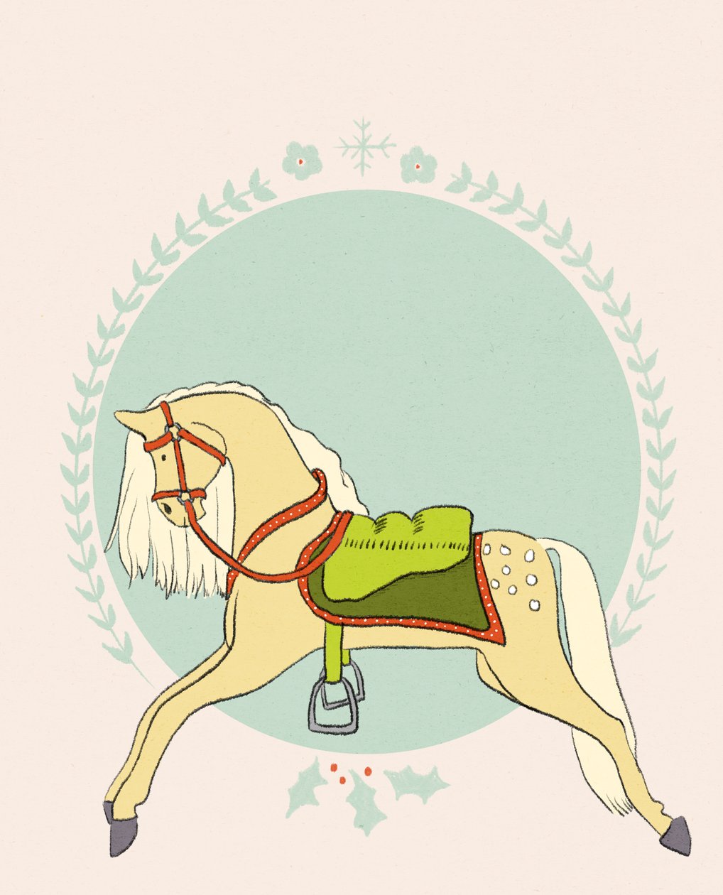 Victoriansk karrusel, 2019 (digital) af Roberta Murray