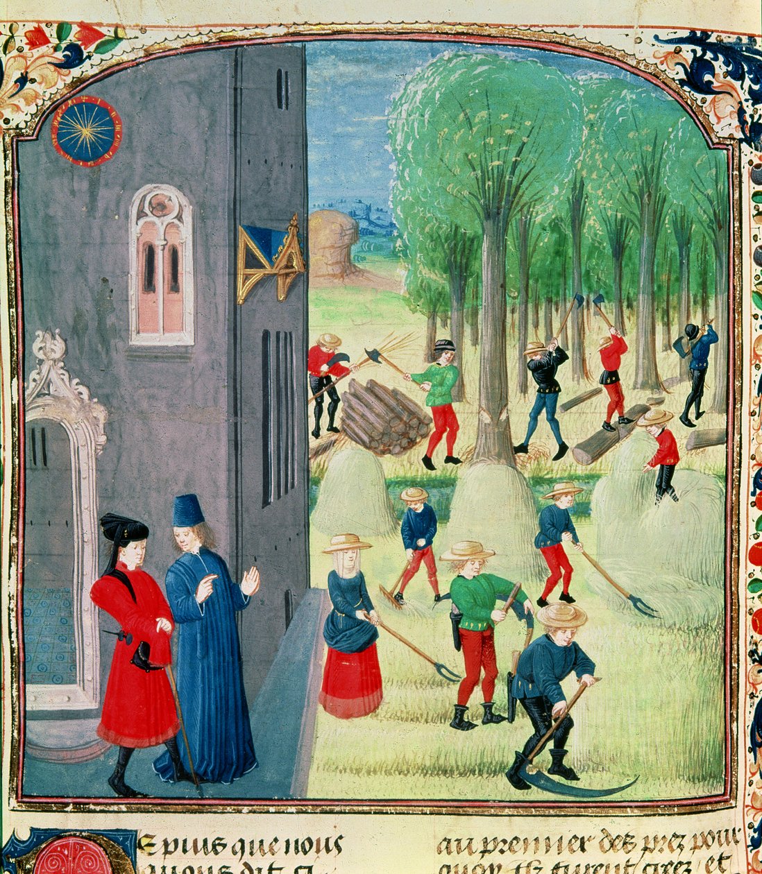 Ms. Lat 1173 Høslæt og træskæring, fra Charles d