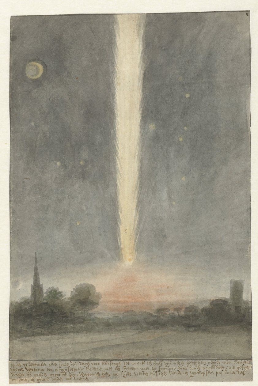 Halestjerne over Beverwijk, 1680 af Rochus van Veen (attributed to)