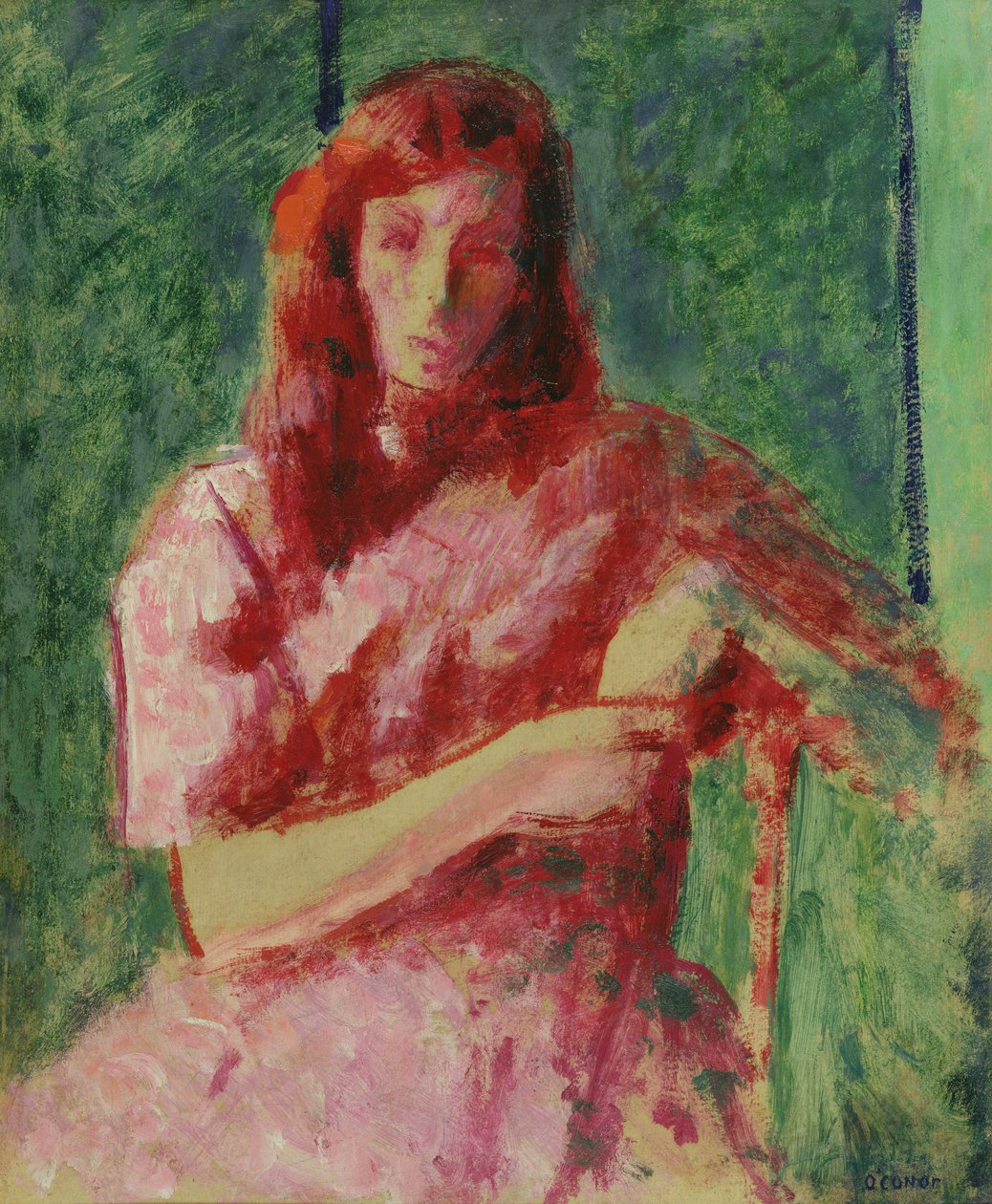 En trist ung pige (The Red Lady) af Roderic OConor