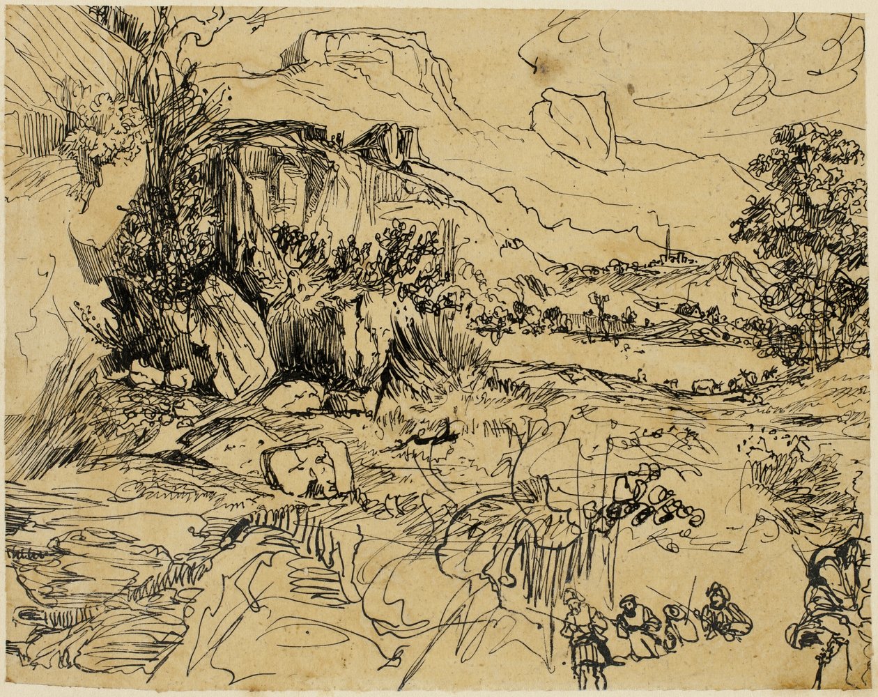 Fremskudt vagt af Rodolphe Bresdin