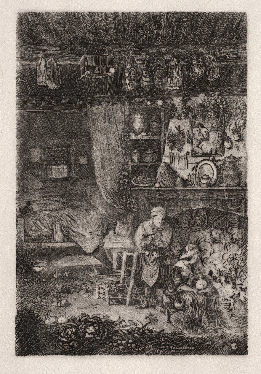 flamsk interiør af Rodolphe Bresdin