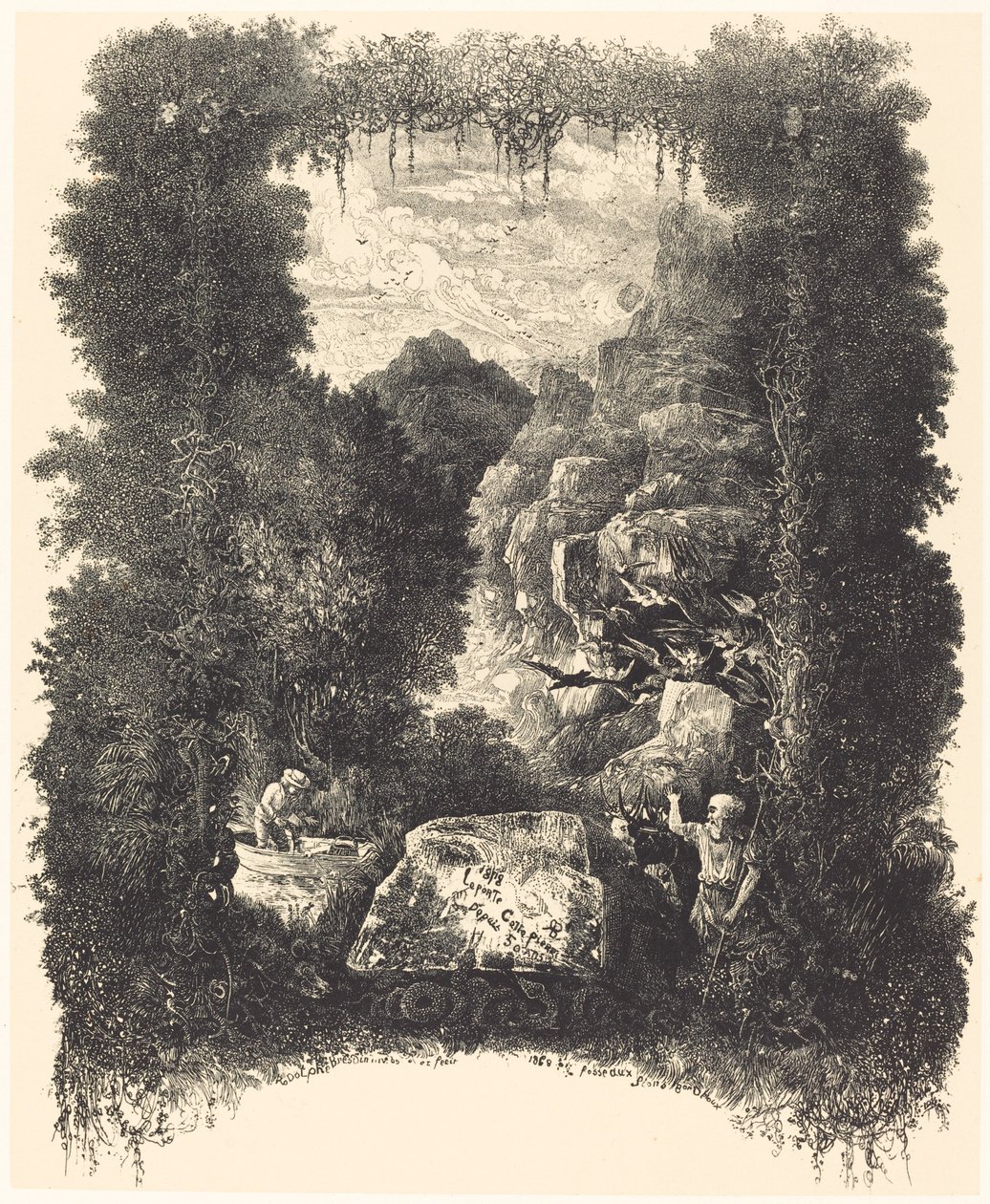 Frontispice af Rodolphe Bresdin