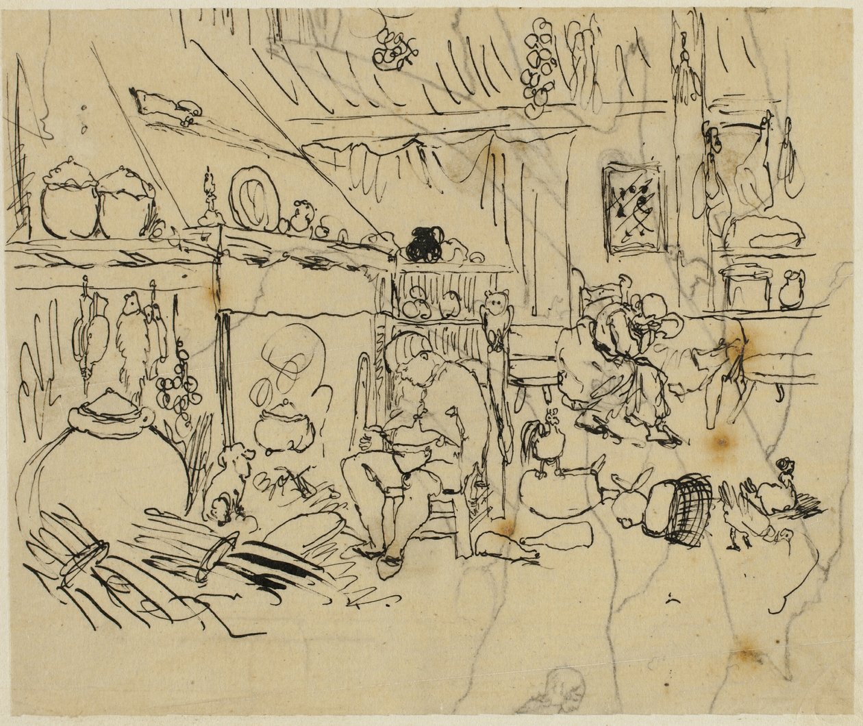 Elendighed i hjemmet af Rodolphe Bresdin