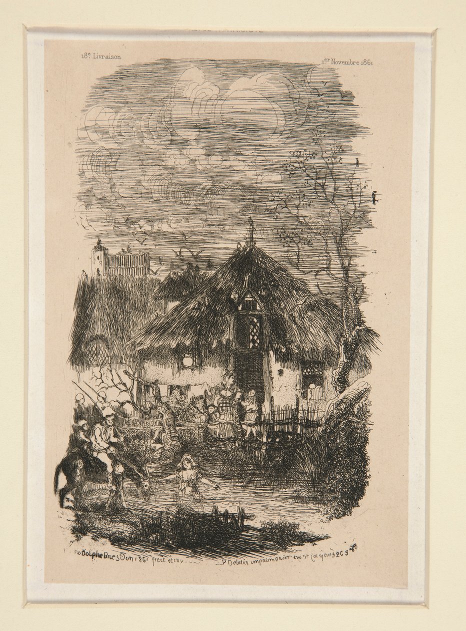 Farm Pavillion fra La Revue fantaisiste af Rodolphe Bresdin