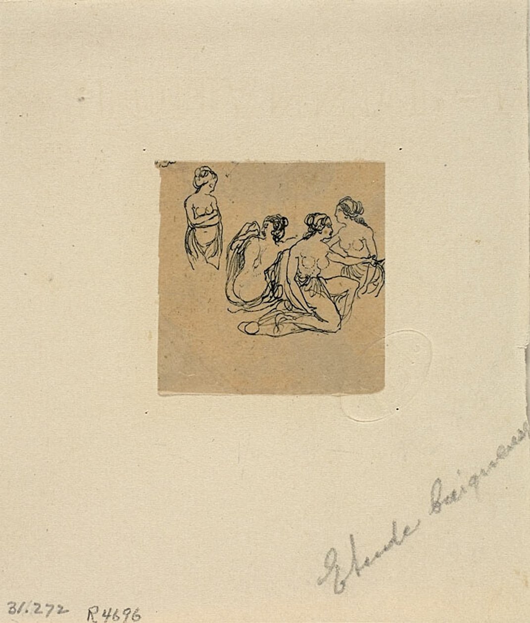Undersøgelse af badegæster af Rodolphe Bresdin