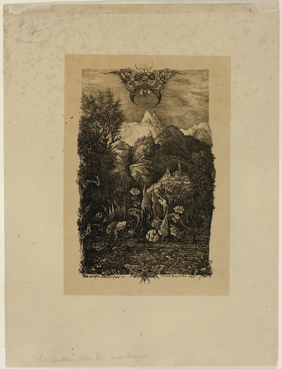 Sommerfuglen og dammen af Rodolphe Bresdin