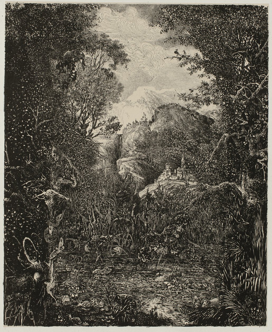 Byerne hinsides Marsken af Rodolphe Bresdin