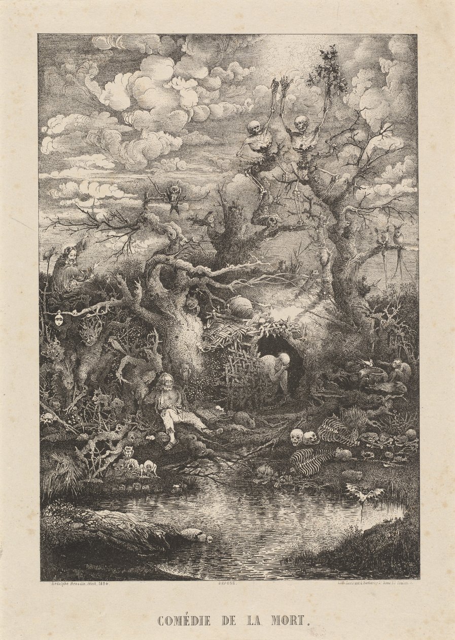 Dødens komedie af Rodolphe Bresdin
