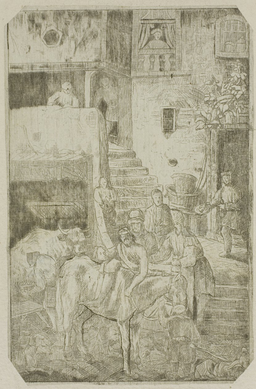Den barmhjertige samaritaner af Rodolphe Bresdin