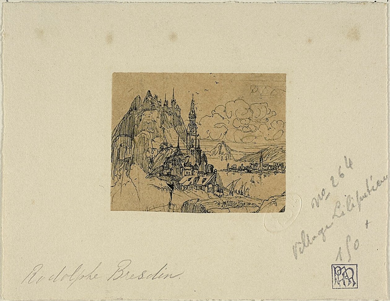 Den lilliputianske landsby af Rodolphe Bresdin