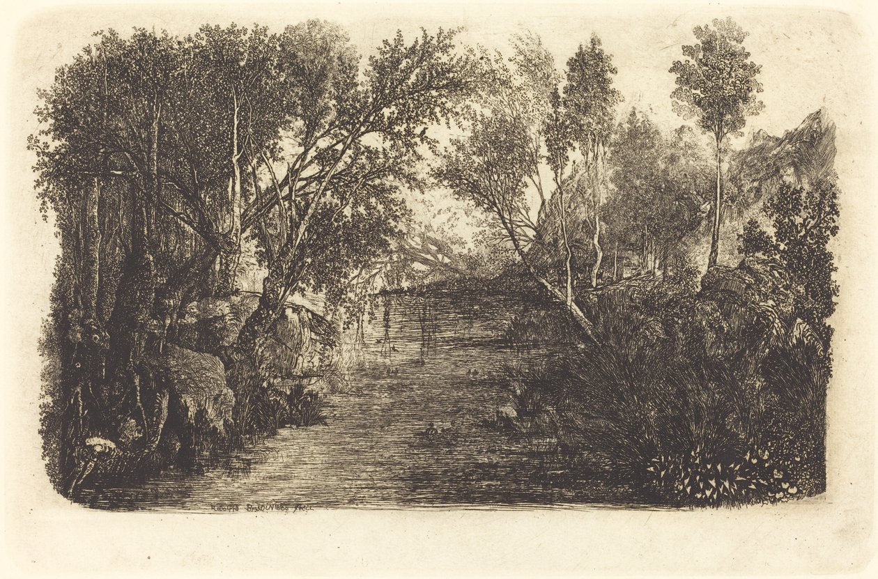 Vandets bane af Rodolphe Bresdin