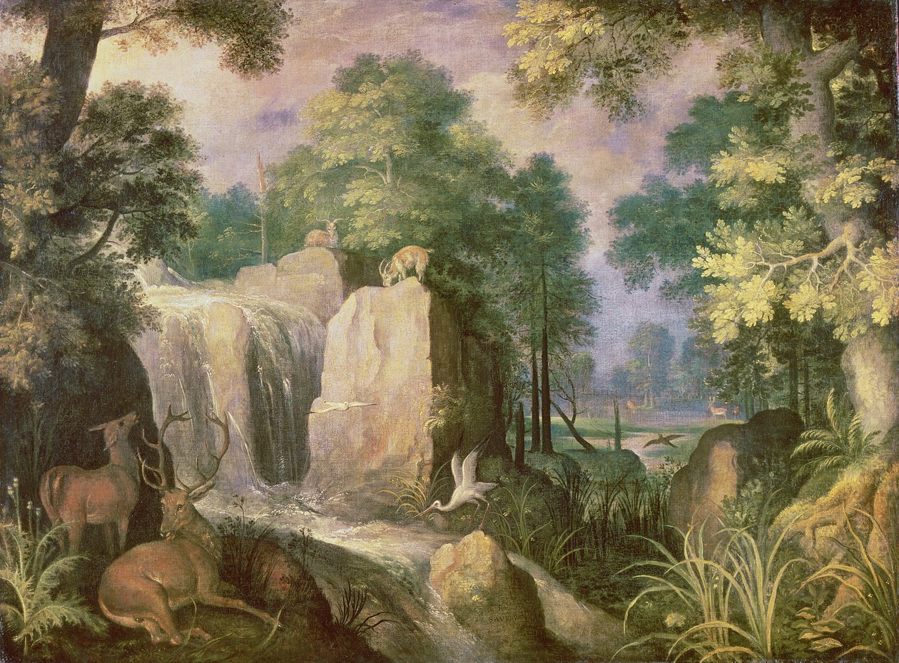 Landskab med klipper af Roelandt Jacobsz. Savery