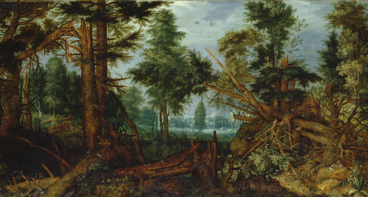Skov efter stormen af Roelandt Jacobsz. Savery
