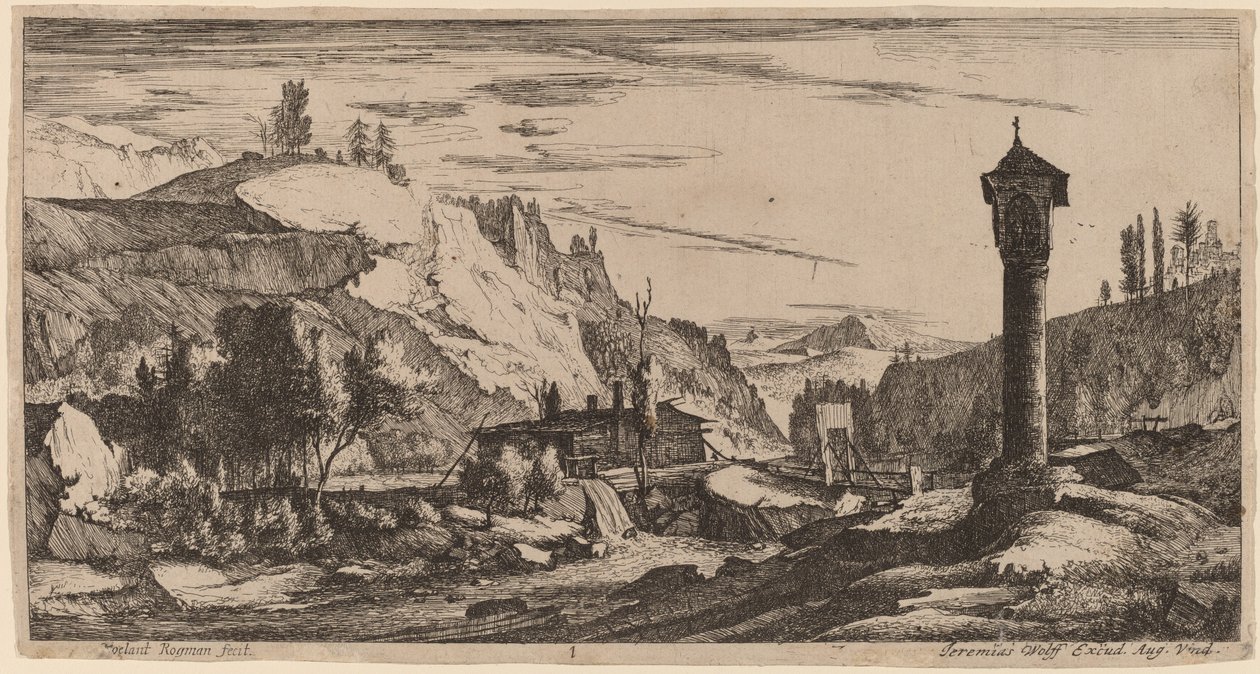 Søjlen: pl.1 af Roelant Roghman and Melchior Küsel