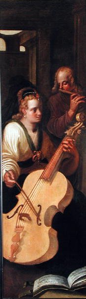 Cellist, 1609 af Roelof van Zyll
