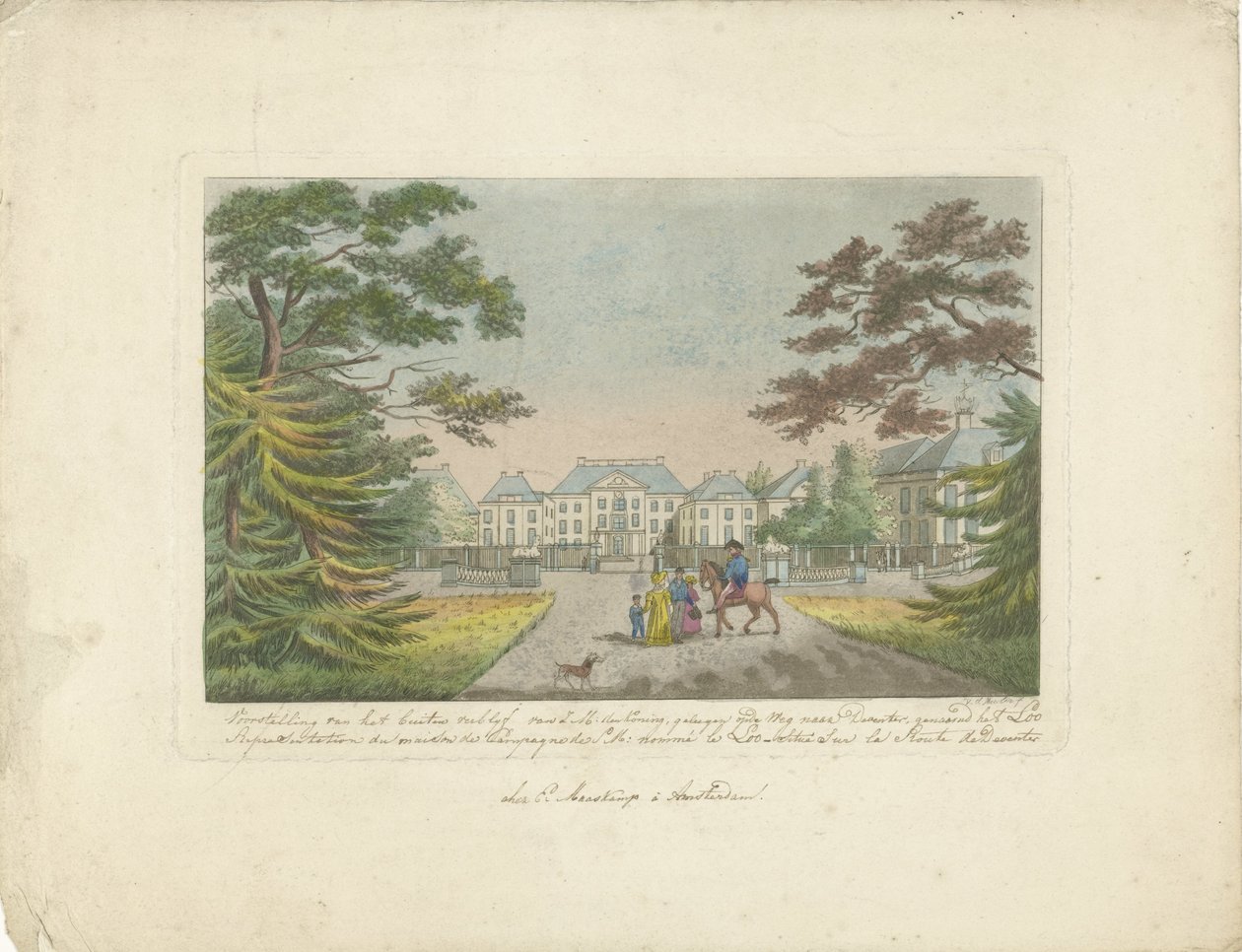 Het Loo Palace i Apeldoorn af Roelof van der Meulen