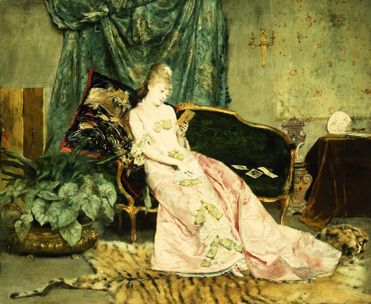 En elegant dame af Rogelio Egusquiza