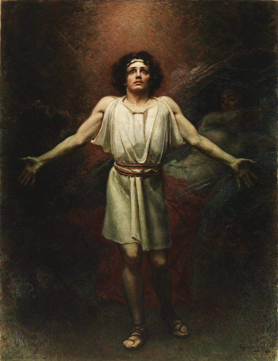 Symbolik: Parsifal af Egusquiza y Barrena, Rogelio de (1845-1915) af Rogelio Egusquiza