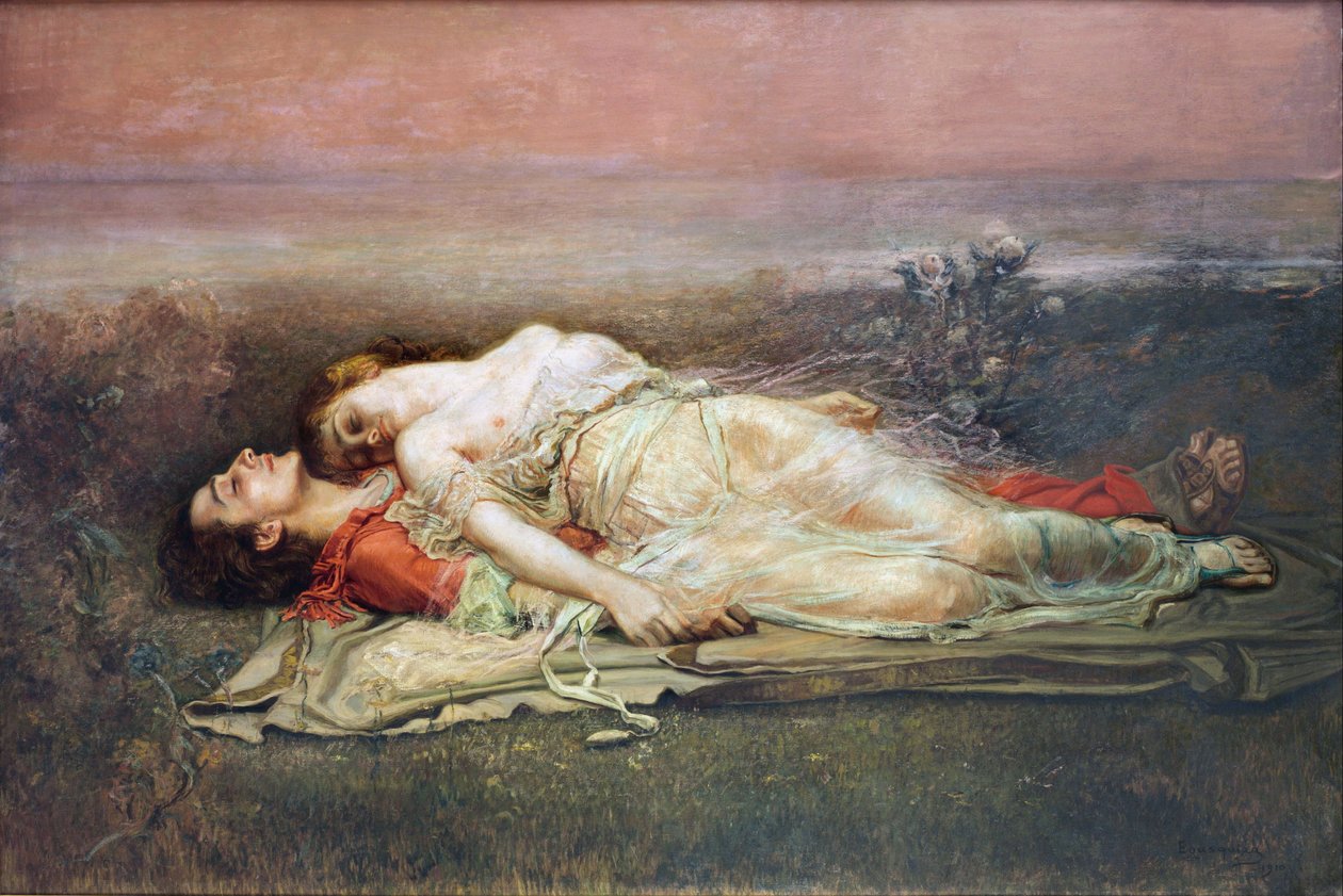 Tristan et Iseult - Tristan og Iseult af Egusquiza y Barrena, Rogelio de af Rogelio Egusquiza