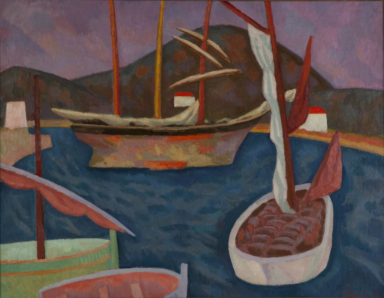 Både i en havn af Roger Eliot Fry