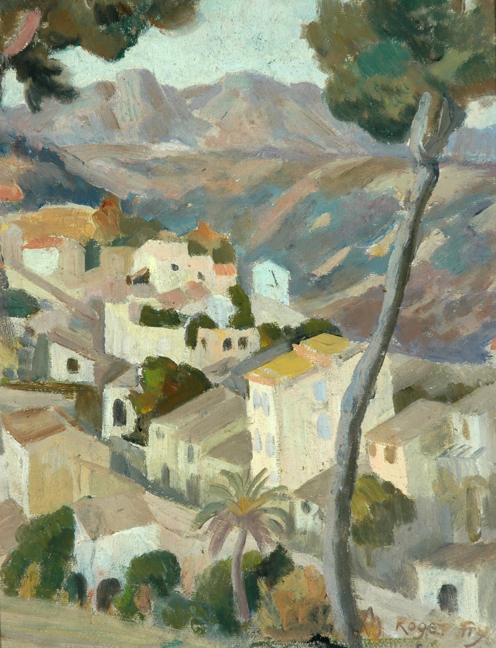 Landskab på fastlandet, 1900-tallet af Roger Eliot Fry