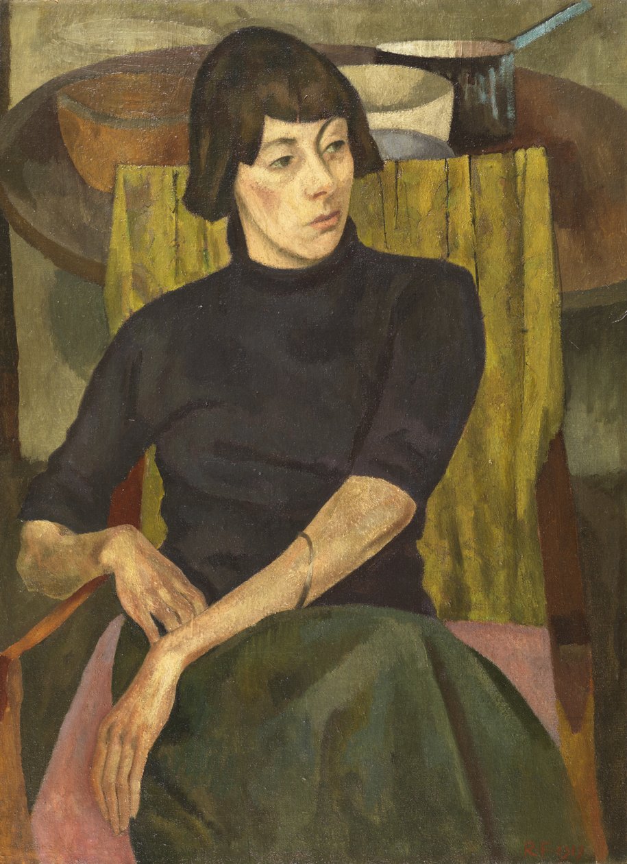 Portræt af Nina Hamnett, 1917 af Roger Eliot Fry