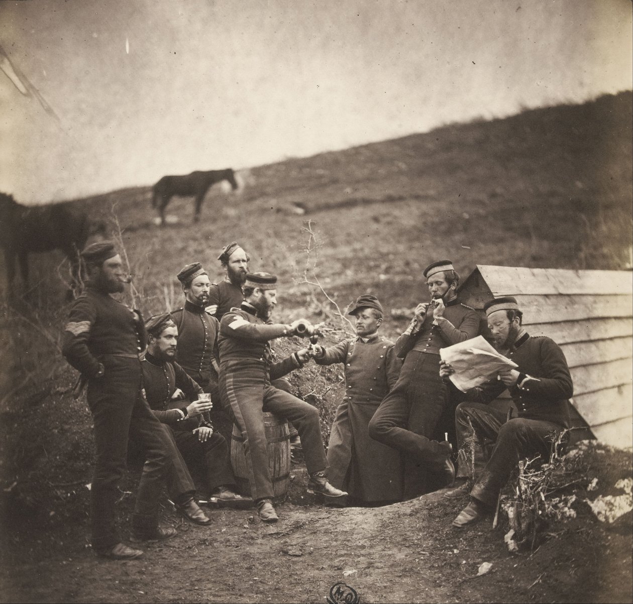 Venlig person af Roger Fenton