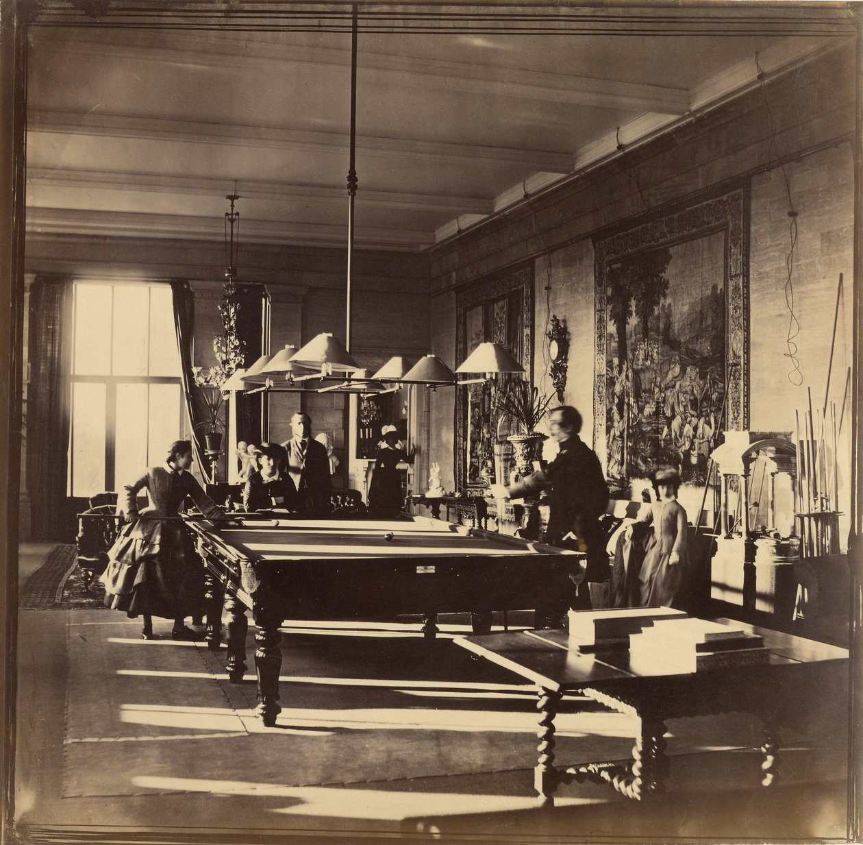 Billardværelset, Mentmore af Roger Fenton