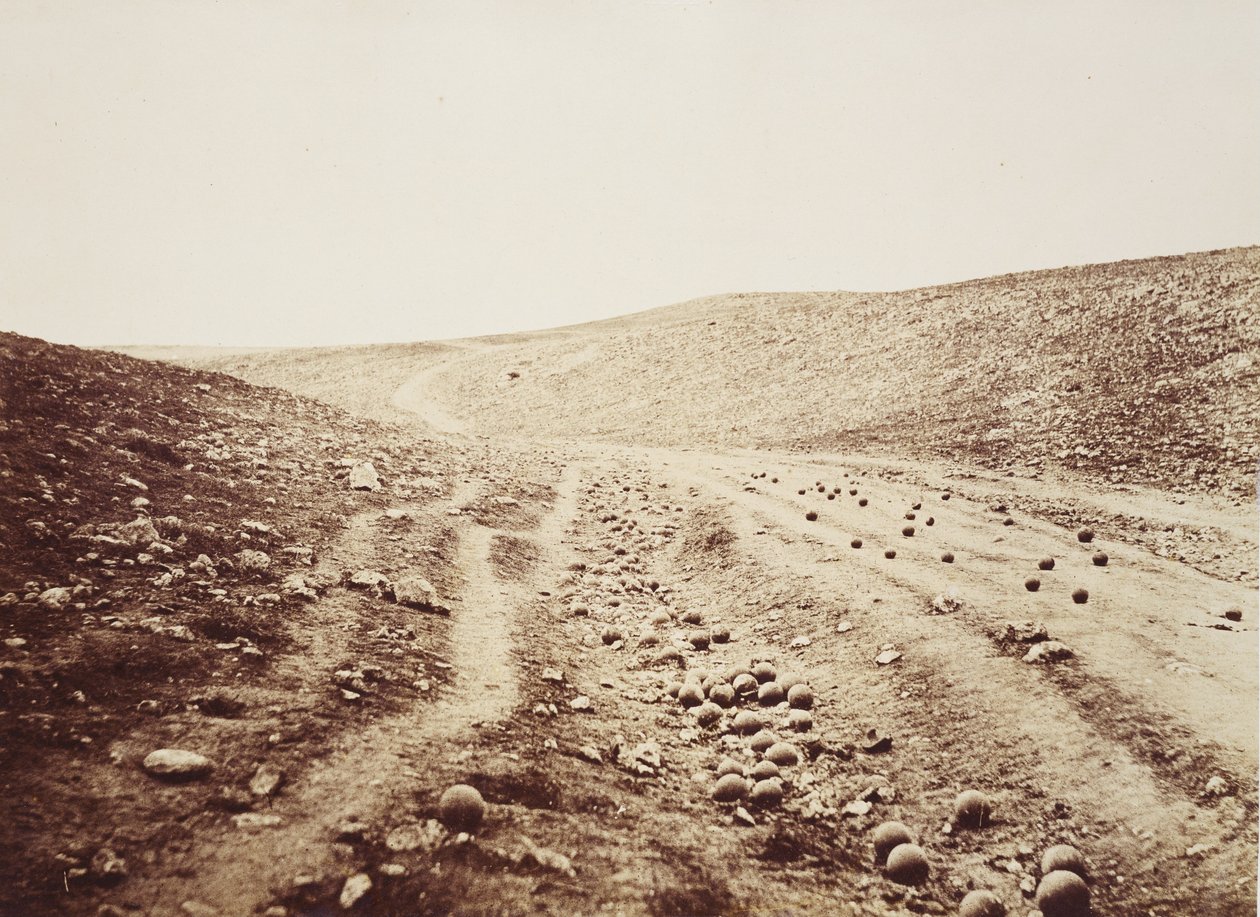 Dødens skyggedal af Roger Fenton