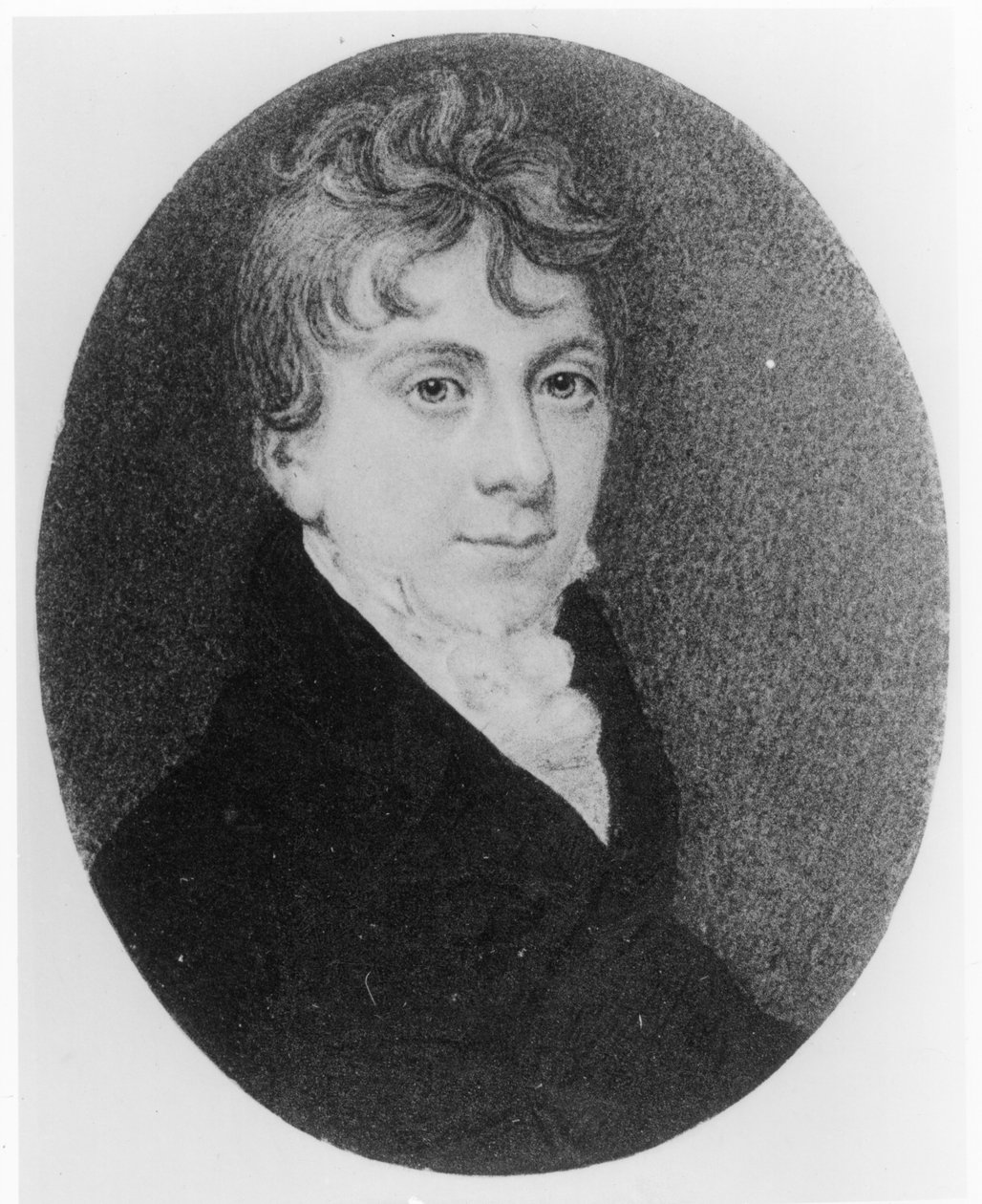Portrætminiature af Thomas Love Peacock (1785-1866) ca. 1805 af Roger Jean