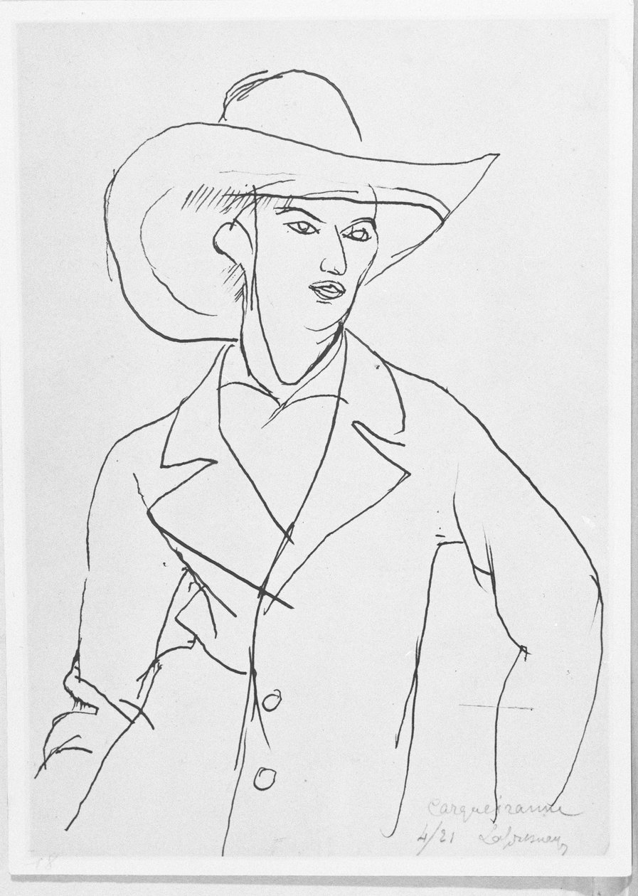 Raymond Radiguet (1903-23) 1921 af Roger de La Fresnaye