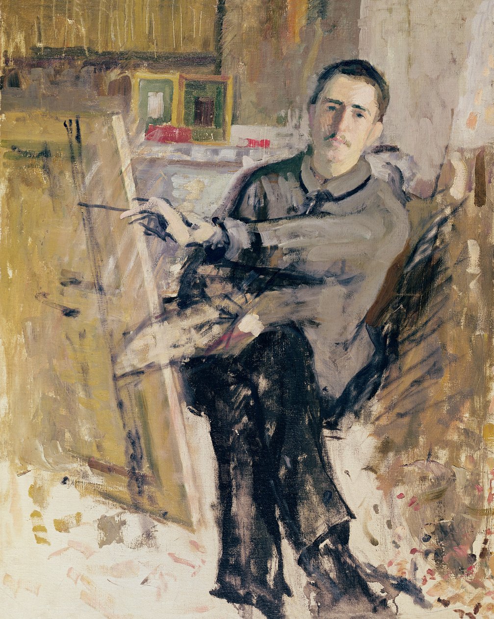 Selvportræt, c.1907-08 af Roger de La Fresnaye
