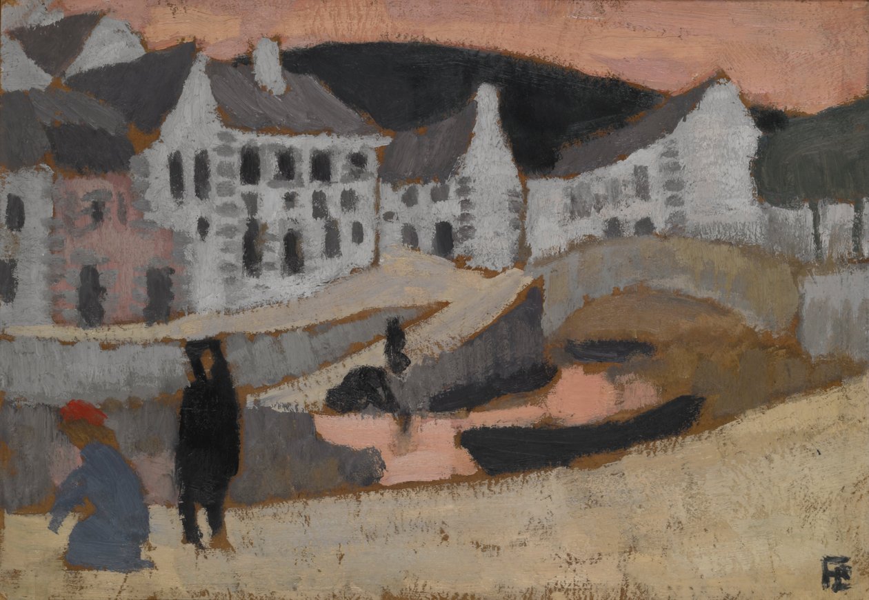 Kanalen, Bretagne landskab af Roger de La Fresnaye