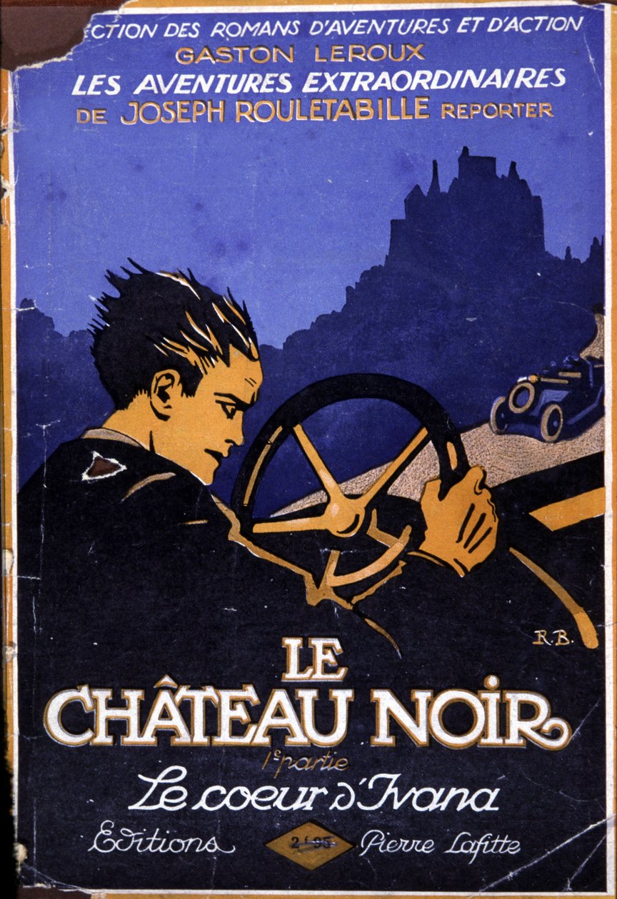 Det sorte slot, Rouletabilles eventyr, ca. 1930 (illustration) af Roger Broders