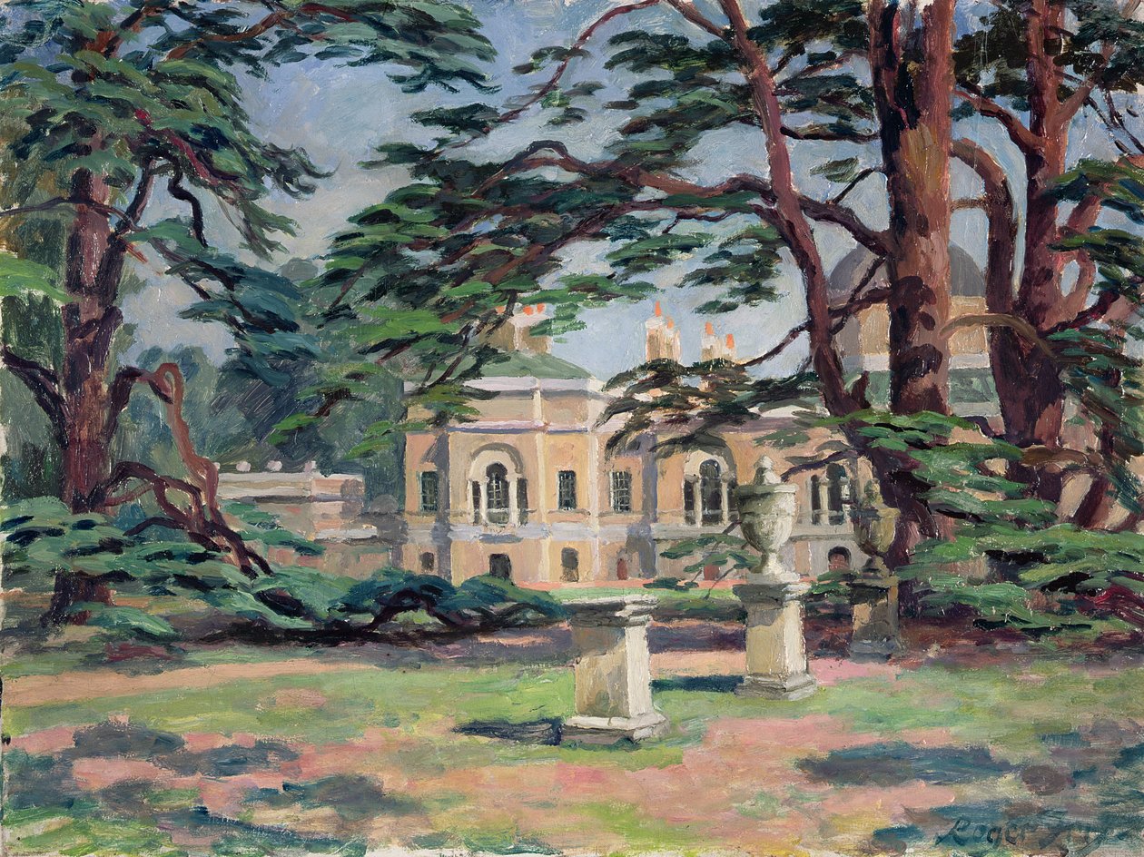 Chiswick House (olie på lærred) af Roger Eliot Fry
