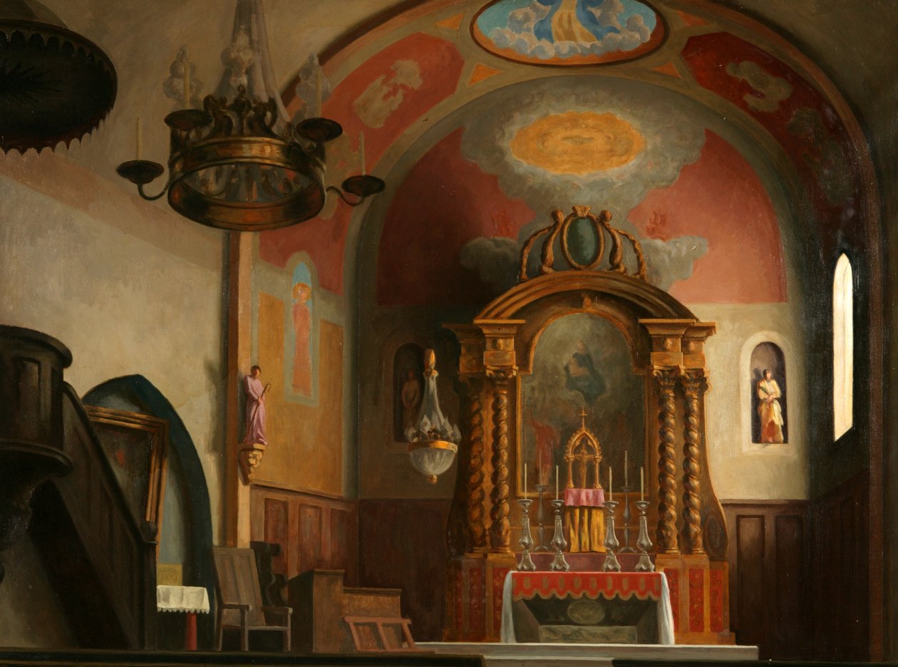Kirken i Ramatuelle af Roger Eliot Fry