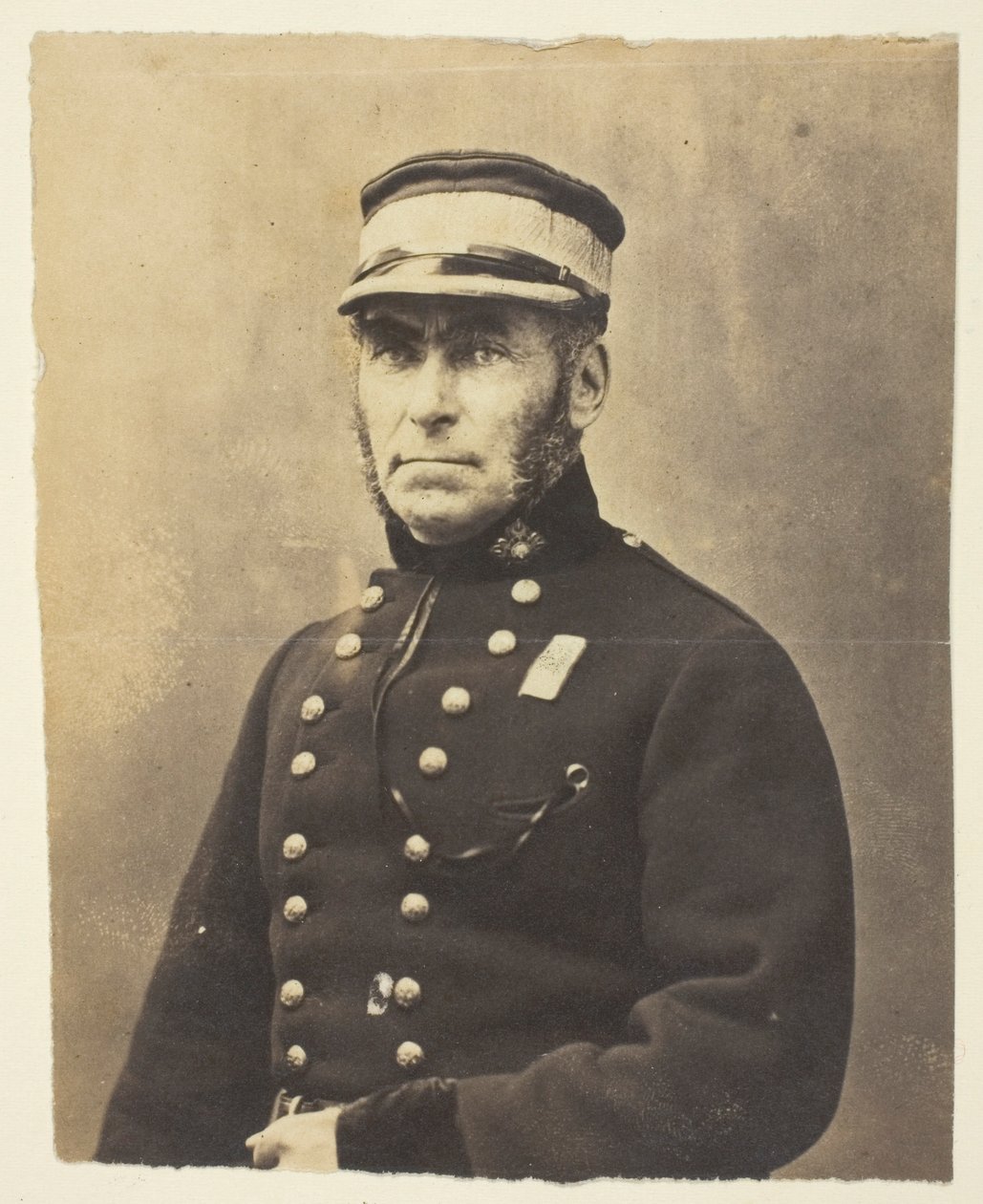 Admiral lord Lyons, fotograferet på Krim af Roger Fenton