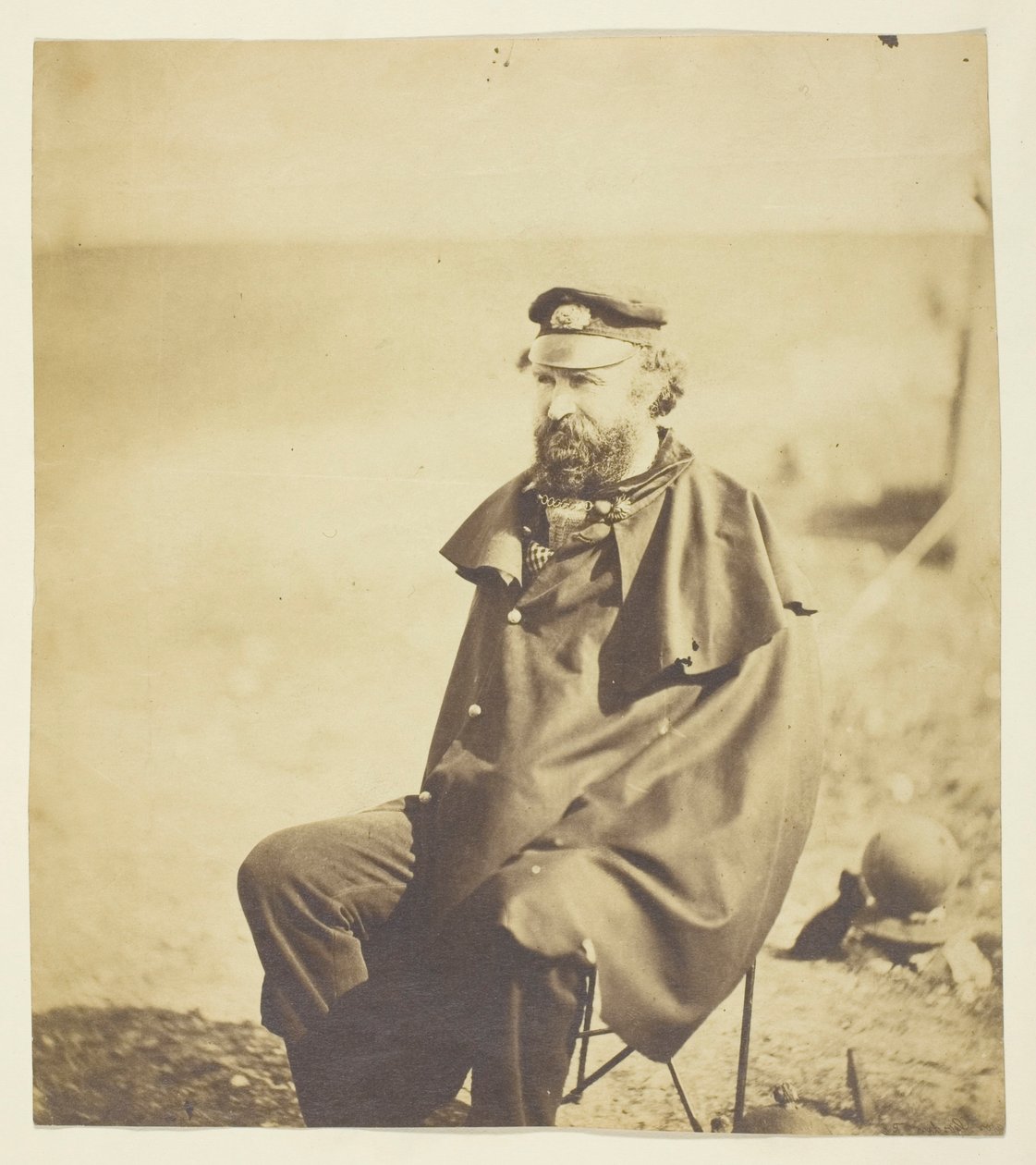 Archibald Gordon (1812-1886), ledende sanitetslæge på Krim; fotograferet på Krim af Roger Fenton
