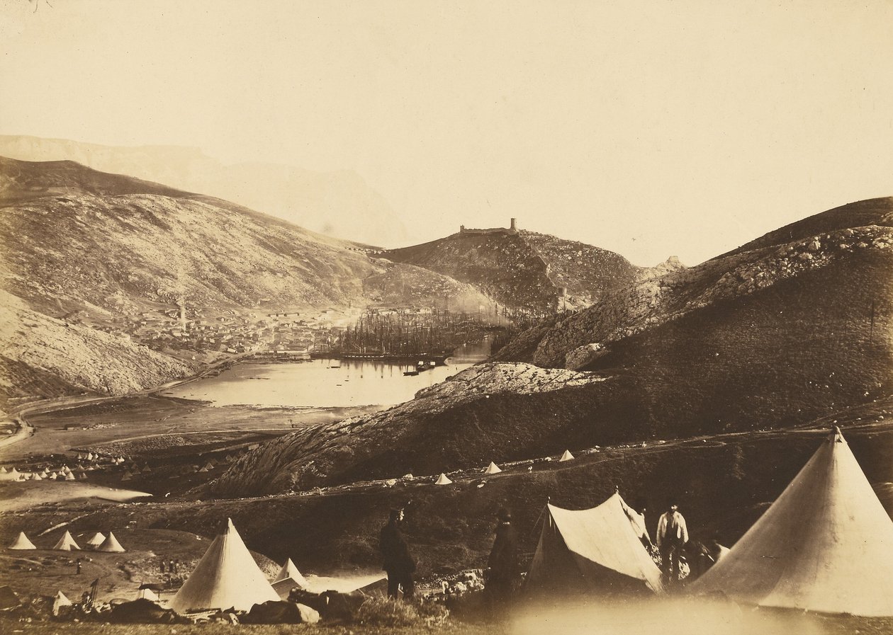 Balaklava fra Guards Hill af Roger Fenton