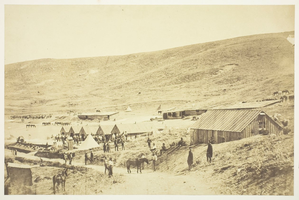 Lejr for de 4. lette dragoner af Roger Fenton