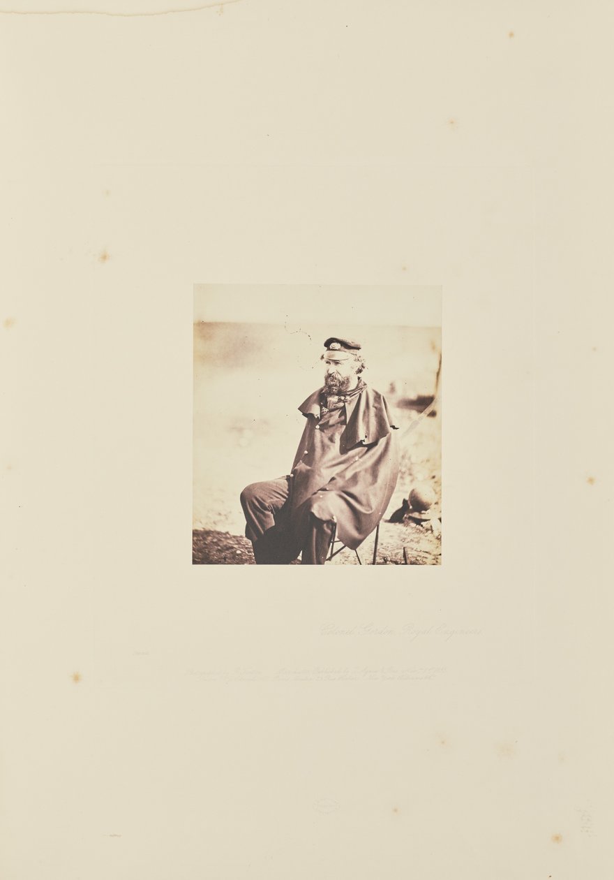 Oberst Gordon, det kongelige ingeniørkorps af Roger Fenton