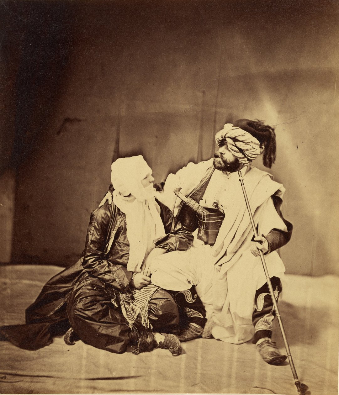 Par i udklædning af Roger Fenton